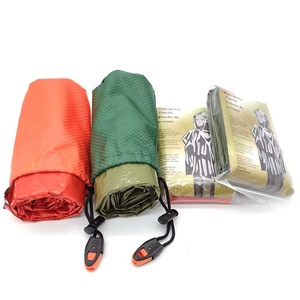 <b>Emergency</b> Raincoat Single Person Waterproof Windproof Reflective Portable Camping Outdoor Survival <b>Poncho</b> Universal Fit - Product Image 4