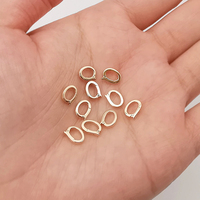 14K solide véritable or jaune résultats de bijoux fermoir conteneur bijoux accessoire en or pour collier à faire soi-même fabrication de bracelets