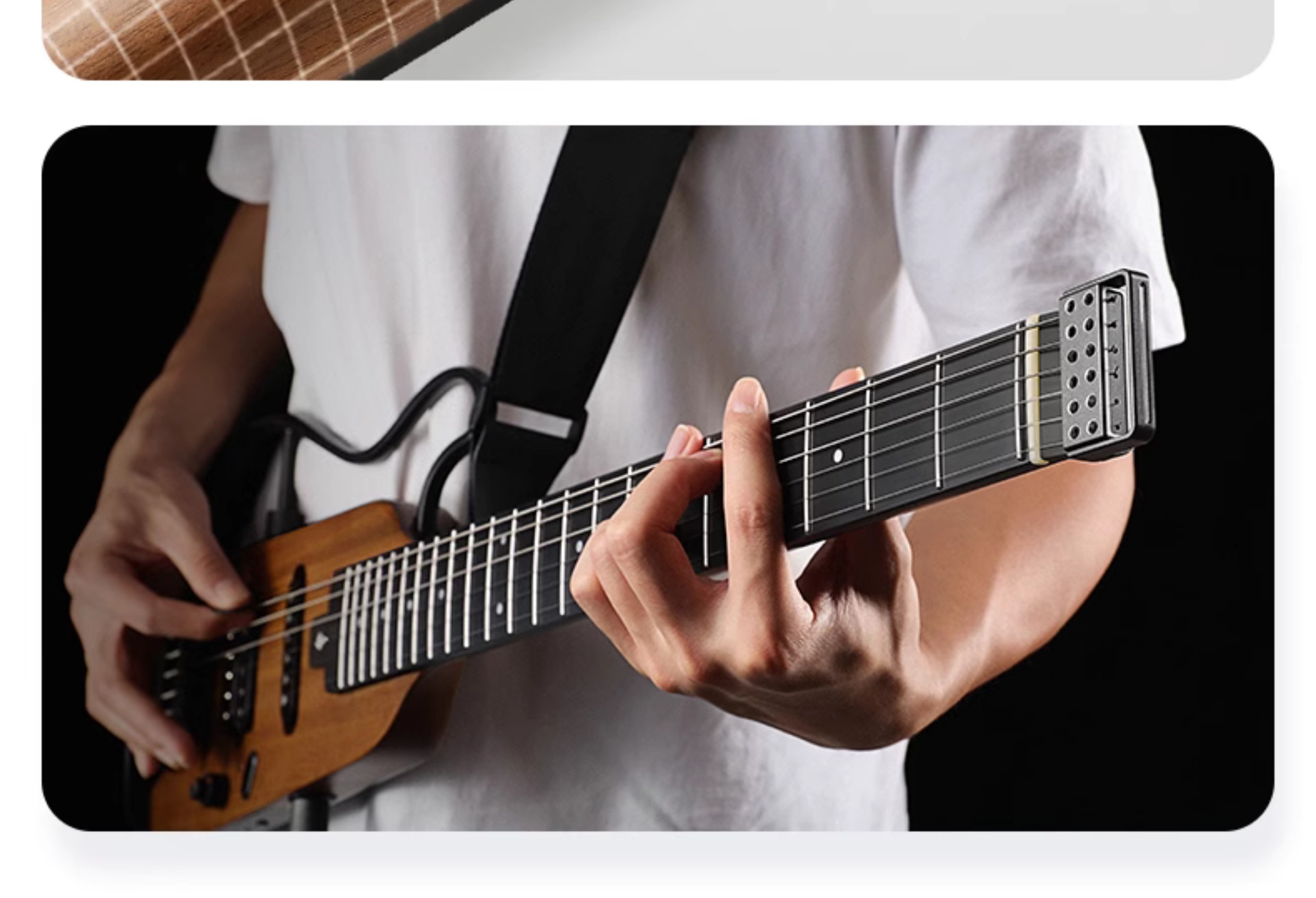 Donner HUSH-X 38 Inch Electric Guitar - Portable & Secure