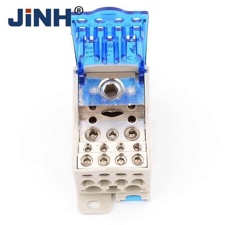 Blocco Scatola Di Distribuzione Su Guida DIN Serie Ukk