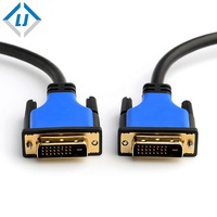 DVI 24 + 1 Dual adaptador de enlace de 1,8 M para proyector LCD DVD HD TV XBOX de alta velocidad Cable DVI