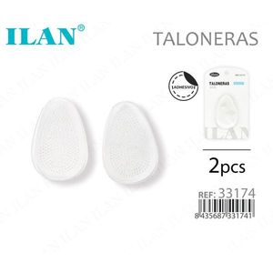 Coussinets de talon en gel transparent Ilan, 2 pièces, adhésifs, pour chaussures femme, confort - Product Image 1