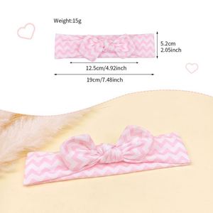 Paquete de Cinco Diademas con Lazo para Bebé, Accesorios para el Cabello de Niños, para Recién Nacidos, Accesorios para Fotos de Cien Días, Regalo - Product Image 4