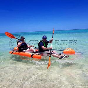 Kayak électrique à moteur transparent deux places kayak de bateau de pêche vente chaude - Product Image 5