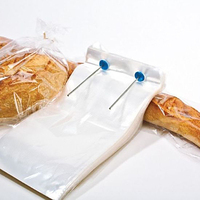 Emballage alimentaire en plastique de qualité alimentaire écologique, BOPP, CPP, LDPE, sac à pain micro-perforé pour pizza avec logo personnalisé