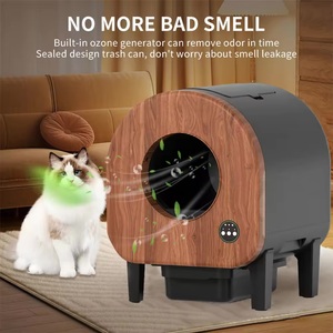 Caméra OEM intelligente, automatique, autonettoyante, bac à litière pour toilettes pour animaux de compagnie, nettoyage facile, WiFi APP, contrôle 75L, espace intérieur pour chats - Product Image 3