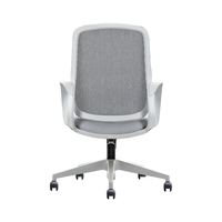Chaise de bureau ergonomique moderne de luxe Chaise d'ordinateur pivotante confortable avec tissu maillé Chaise de bureau mobile confortable