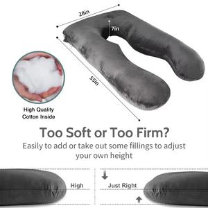 Oreiller d'<span class=keywords><strong>allaitement</strong></span> <span class=keywords><strong>de</strong></span> maternité pour femmes enceintes <span class=keywords><strong>coussin</strong></span> <span class=keywords><strong>de</strong></span> lactation <span class=keywords><strong>de</strong></span> soutien dorsal confortable pour dormir pendant la <span class=keywords><strong>grossesse</strong></span> <span class=keywords><strong>allaitement</strong></span> - Product Image 5