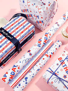 Papel de regalo personalizado Caja de regalo de cumpleaños colorida - Product Image 3