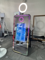 Miroir photomaton numérique selfie magique 70 pouces avec écran tactile 32 pouces, photomaton instantané avec appareil photo reflex numérique