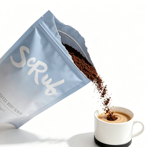 Sachet refermable mat en PE de qualité alimentaire, résistant à l'humidité, avec fermeture éclair, imprimé sur mesure pour café torréfié et café moulu, vente au détail - Product Image 2