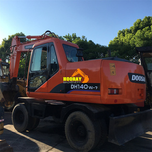 Excavadora de Ruedas Usada Doosan Dh140w-7, Capacidad de Cucharón de 1.5m, Motor de 73.8KW, 15 TONELADAS, Modelo 2018, Origen Japón - Product Image 1