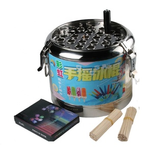 Máquina <span class=keywords><strong>de</strong></span> Helados <span class=keywords><strong>de</strong></span> Acero Inoxidable con Manivela, Sin <span class=keywords><strong>Electricidad</strong></span>, Solo con Hielo y Congelador, Rápida, Conveniente y Perfecta para Acampar - Product Image 1