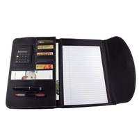 Carpeta Organizadora Personal de Hojas Sueltas A4, Triple Pliegue, de Alta Gama, Multifuncional, con Cubierta de PVC, Portadocumentos