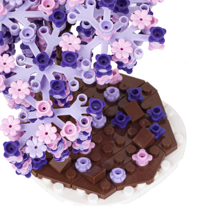MOC3013 Árbol de Glicinia Kochou <span class=keywords><strong>Shinobu</strong></span> Morado, Bloques de Construcción Educativos, Regalos y Juguetes para Niños - Product Image 5