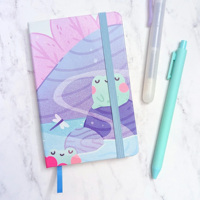Carnet de notes vierge personnalisable, format A5 moyen, couverture rigide, papier épais 100 g/m², pour le dessin, le croquis et la peinture