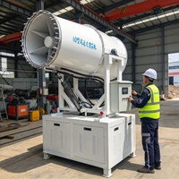 Machine de pulvérisation automatique d'eau à 50 m avec un débit de brume stable pour les applications de refroidissement industriel