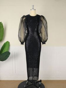 BH704 S to 5XL Women <strong>Sexy</strong> Plus Size <strong>Sequined</strong> Party Evening Mesh <strong>Dress</strong> - Product Image 2