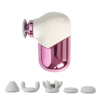 Mini masseur corporel électrique portable, appareil de beauté manuel avec 6 niveaux de vitesse et contrôle de la minuterie pour les soins quotidiens de la peau et le spa à domicile
