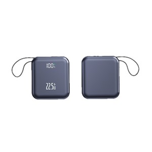 Batterie externe portable 22,5 W à charge rapide avec câble intégré pour appareils Apple, idéale pour les voyages - Product Image 2