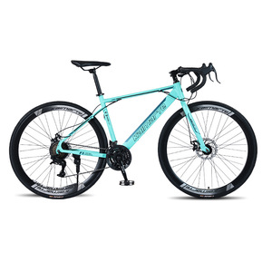 批发学生用户外700C弧形盘式制动器带变速公路自行车 - Product Image 1