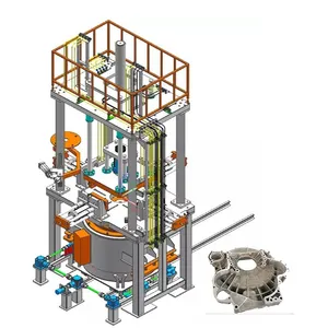 Fábrica de máquinas de fundição de alumínio para peças automotivas de blocos de alumínio para fabricação de metal