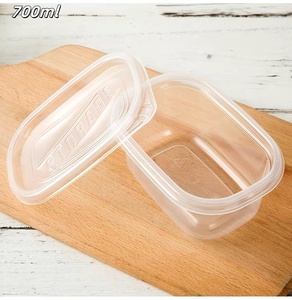 Boîte de conservation en <span class=keywords><strong>plastique</strong></span> PP de 700ml <span class=keywords><strong>pour</strong></span> aliments frais congelés au micro-ondes <span class=keywords><strong>pour</strong></span> la mousse de sandwich aux fruits Tiramisu Cheesecake - Product Image 5