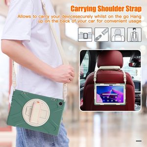 Nuevos productos calientes para <span class=keywords><strong>Lenovo</strong></span> <span class=keywords><strong>Tab</strong></span> <span class=keywords><strong>M10</strong></span> 10,1 3rd Gen Silicone + PC Funda protectora para tableta - Product Image 6