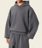 Ensemble de survêtement de luxe personnalisé respirant grande taille pour homme, style hip-hop, automne, 100 % coton, pantalon de jogging 2 pièces