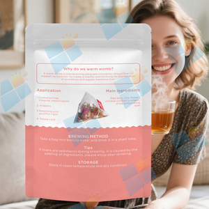 Chá Detox para o Útero SUNI OEM/ODM com Marca Privada, Atacado, Halal, Vegano, Chá Herbal Natural para Fertilidade em Sachês para Mulheres - Product Image 6