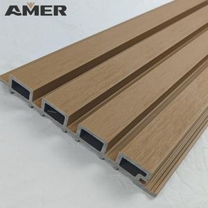 Paneles de Pared WPC de Alta Calidad al por Mayor, Revestimiento Completo de Madera Compuesta WPC Resistente al Agua para Exteriores, Decoración de Paredes en Negro - Product Image 5