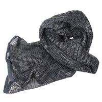 Écharpe en filet tactique pour forces spéciales CS, sports de plein air, camouflage PUBG, guerre de terrain, style militaire, multifonctionnelle