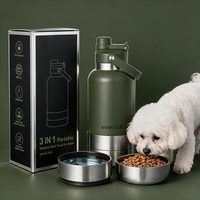 Gobelet isotherme 3-en-1 en acier inoxydable 304 de 32 oz, avec couvercle Tritan en forme de pétale, sans BPA, couleur et logo personnalisés, nouveauté 2026, pour animaux de compagnie