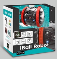 Haustier Iball A.I. Programmierbarer Roboter Automatisch Rollendes USB-Aufladbares Interaktives Katzen- und Hundespielzeug