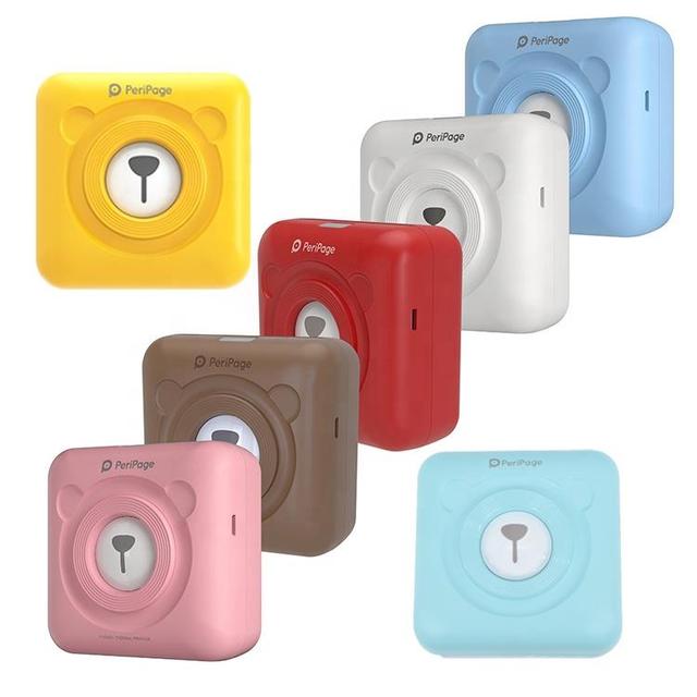 Peripage A6 58mm Mini Thermal Printer Cute Bear Shape with Wireless in Stock