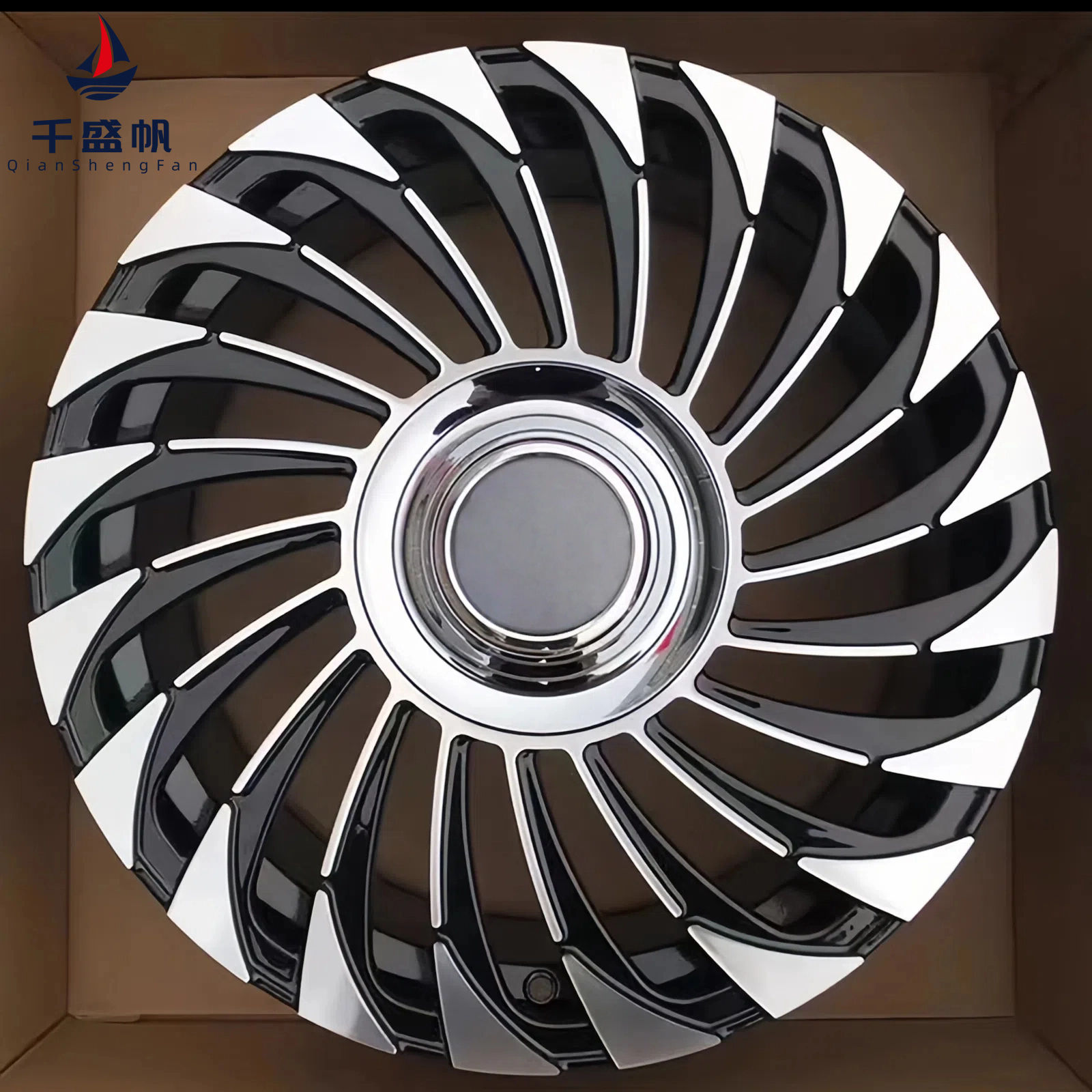 Surface noire brillante