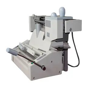 Customized Side Roller With Hopper And Roll-on Beam Manual Glue Binder Binding Machine