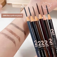 Pensil Alis Pmu Super Tipis 2MM dengan Ujung Runcing untuk Menciptakan Garis Alis yang Presisi