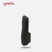 Serrure à poignée pivotante Yeeka 1116 noire en acier inoxydable avec corps et poignée en PA pour racks de serveurs et armoires industrielles