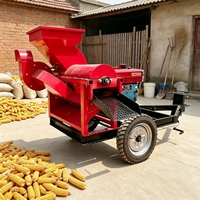 Décortiqueuse de maïs en acier, machine à décortiquer le maïs, moteur diesel, prise de force de tracteur, capacité 4000-6000 kg/h, garantie 1 an, utilisation facile, usage domestique