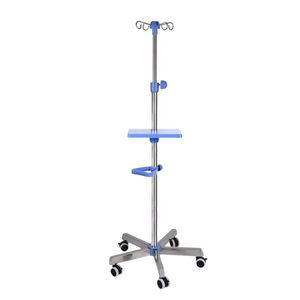 เสาเหล็กสแตนเลสพร้อมล้อสำหรับโรงพยาบาลข้อเสนอพิเศษ - Product Image 1