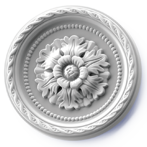 Rosette de <span class=keywords><strong>plafond</strong></span> ronde en polyuréthane Pu insonorisée anti-décoloration pour la décoration de <span class=keywords><strong>plafond</strong></span> Commandes en gros au prix de gros d'usine - Product Image 2