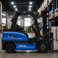 Chariot élévateur télescopique électrique 3, 3,5, 4, 5 tonnes à batterie lithium, normes CE et MSDS, chariot élévateur Huaya exporté dans plus de 136 pays – Vraiment à acheter !