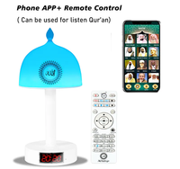 Nouveau haut-parleur coran Cube tactile veilleuse lampe islamique Azan horloge App contrôle lampe tactile haut-parleur coran