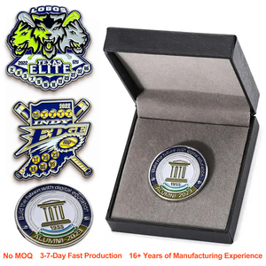 Épingles de revers personnalisées en métal argenté, émail souple, logo anniversaire, avec boîte cadeau, badges cadeaux d'entreprise – Article très demandé - Product Image 1