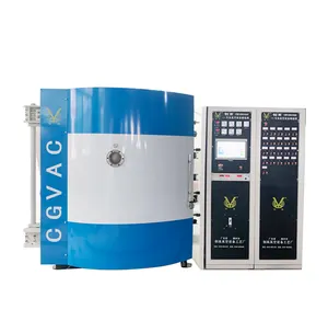 CGVAC precio de fábrica automatizado PVD máquina de galvanoplastia para el recubrimiento de cerámica con Soporte rodante