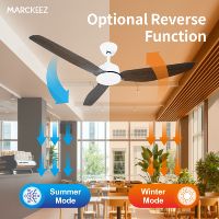 Ventilateur de ventilation BLDC à économie d'énergie de 52 pouces, silencieux, 3 pales sans lumière, pales en plastique ABS