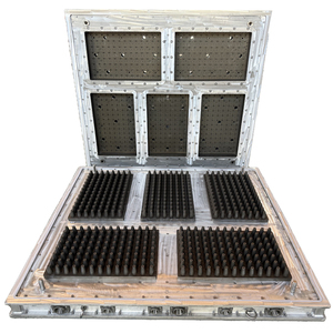 แม่พิมพ์ถาดเพาะกล้าอะลูมิเนียม EPS แบบกำหนดเองสำหรับอุตสาหกรรม BES 5 ช่อง OEM CNC แม่พิมพ์ถาดเพาะชำโฟม เจ้อเจียง - Product Image 1
