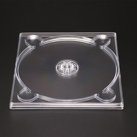 WEISHENG Étui CD/DVD personnalisé en plastique transparent pour un seul disque, avec étui Digipak à coller, pour CD/DVD, plateaux Digipak simples ou doubles