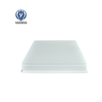 Éclairage LED hygiénique et stérilisable 300*300 26W AC100-277V avec corps en aluminium, indice de protection IP65, design industriel, lumière pour salle blanche